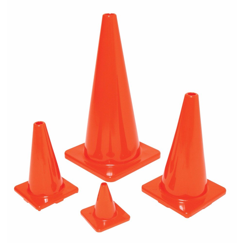 Poly Enterprises 28 in Classic Game Cone, Orange