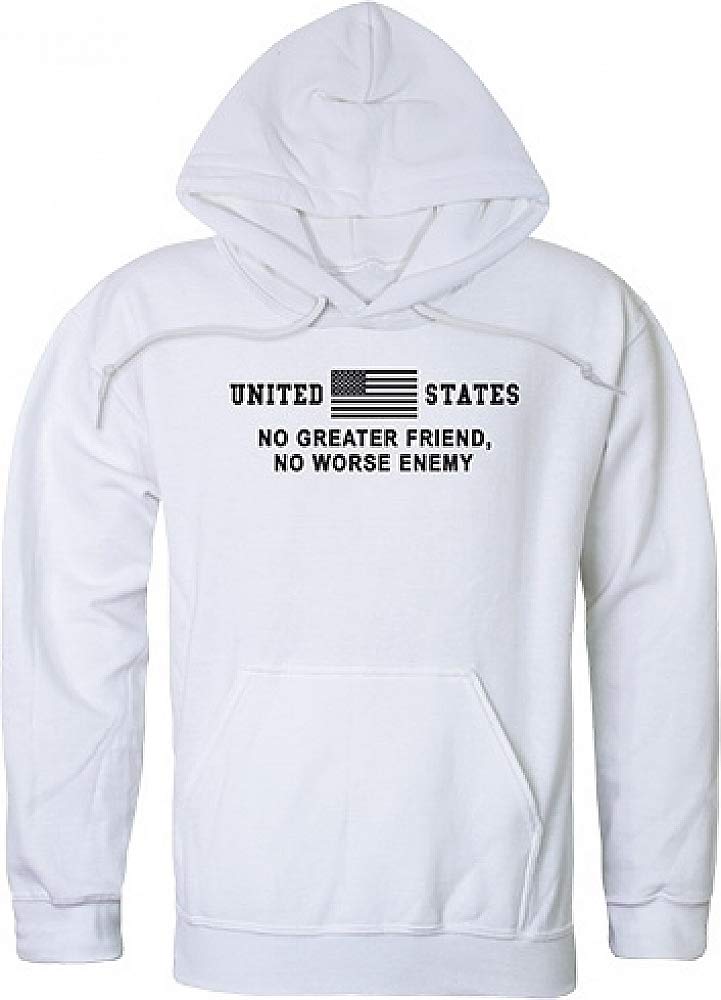 Graphic Pullover, No Greater, White, XL