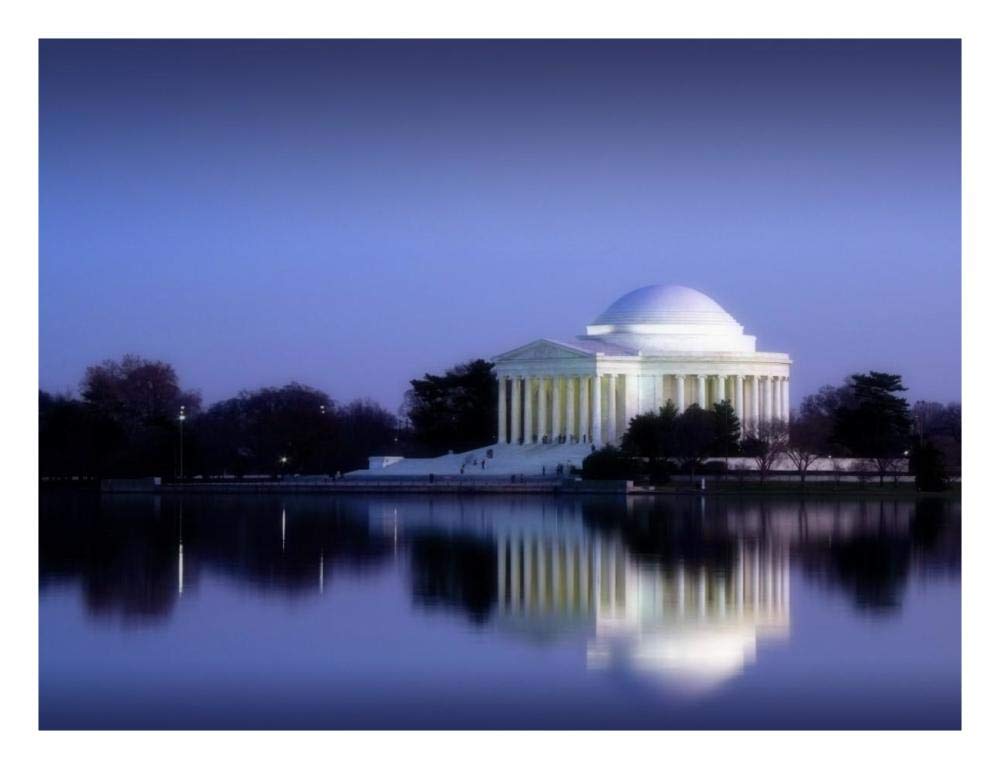 Jefferson Memorial, Washington, D.C. Number 2 - Vintage Style Photo Tint Variant-Paper Art-26x20”