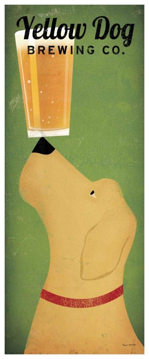 Yellow Dog Brewing Co Square -Paper Art-32x77”