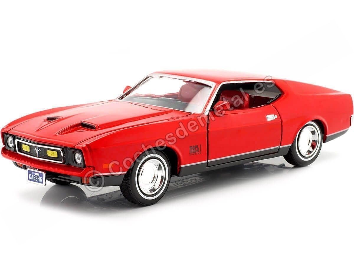 1971 Ford Mustang Mach 1 Red James Bond 007 Diamonds are Forever (1971) Movie ?James Bond Collection? Series 1/24 Diecast Model Car by Motormax