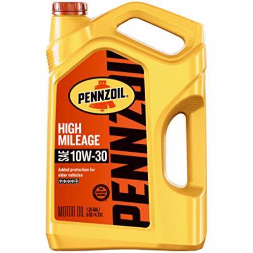 8069227 MOTOR OIL GASOLIN 10W-30 Pennzoil High Mileage 10W-30 Gasoline Conventional Motor Oil 5 qt (Pack of 3)