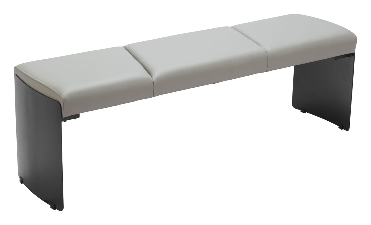 Zuo Mur Bench Gray