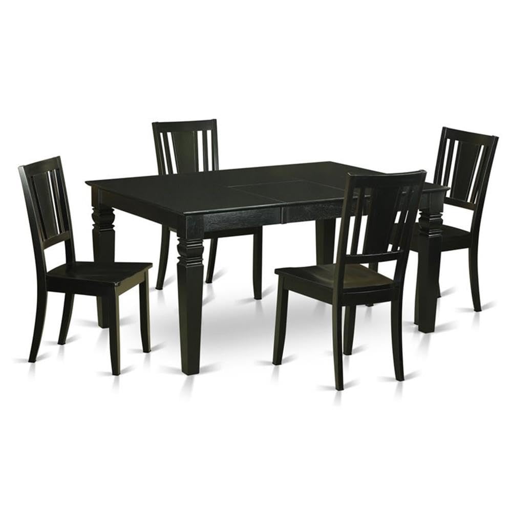 5  Pc  Dinette  set  for  4-Dining  Table  and  4  Kitchen  Dining  Chairs