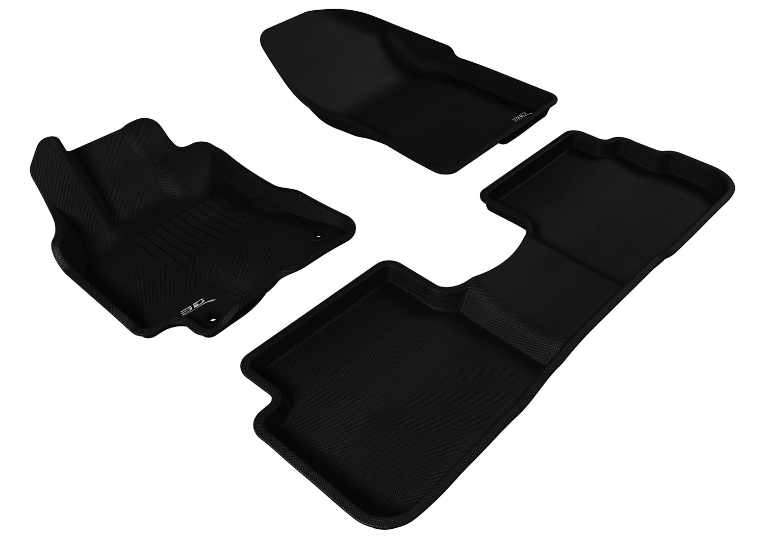 3D MAXpider Compatible with TOYOTA MATRIX 2009-2013 KAGU BLACK R1 R2