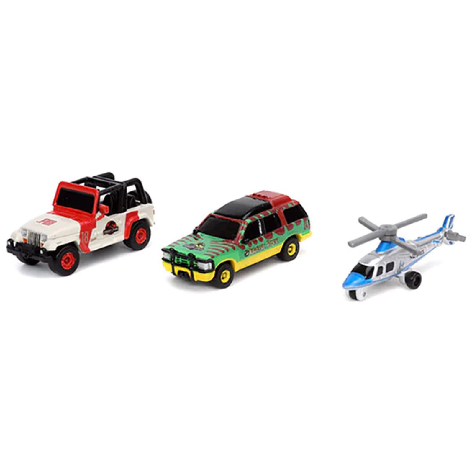 Jada Toys Nano Hollywood Rides Jurassic World 3 Pk, Red