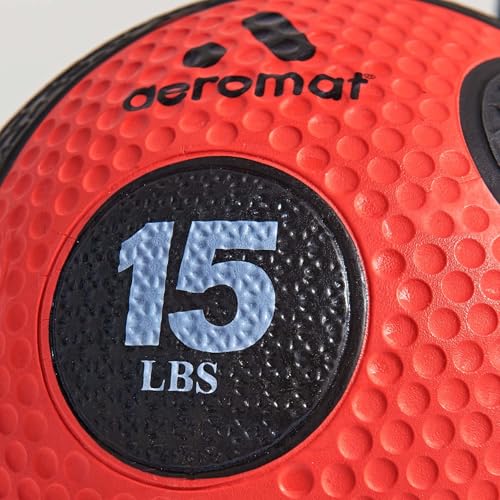 Casafoyer  Power Rope Medicine Ball - 15 LB Black / Red - (Pack Of 2)