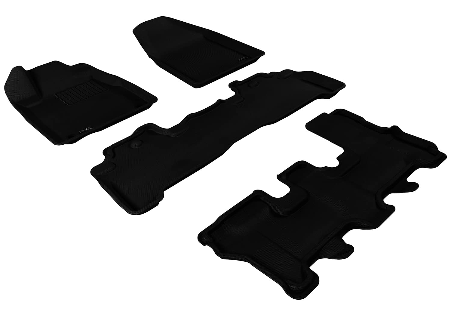 3D MAXpider ACURA MDX 2007-2013 KAGU BLACK R1 R2 R3