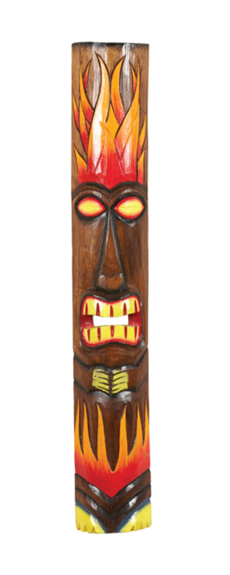 LARGE FIRE TIKI MASK