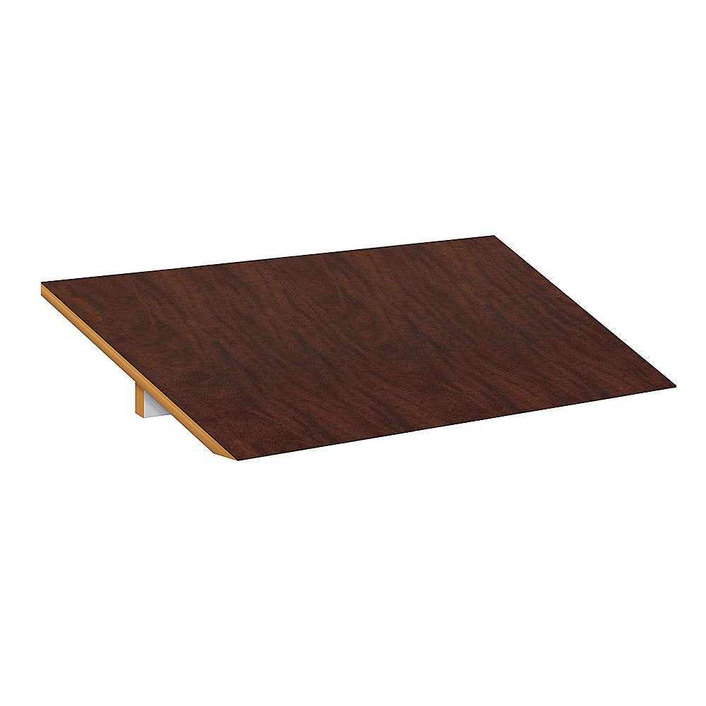 Sloping Hood - for 12 Inches Wide - 18 Inch Deep Designer Wood Locker - 3 Wide - Mahogany