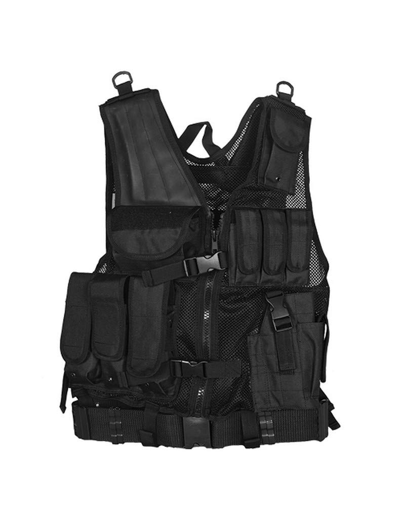 Big & Tall Mach 1 Tactical Vest - Black