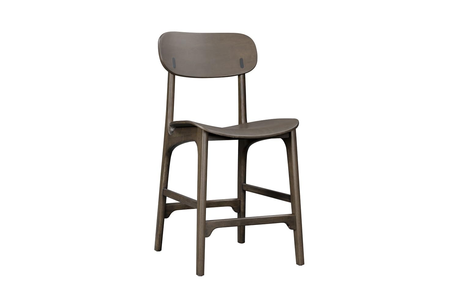 Solvang Wood Counter Stool - Carbonite Finish