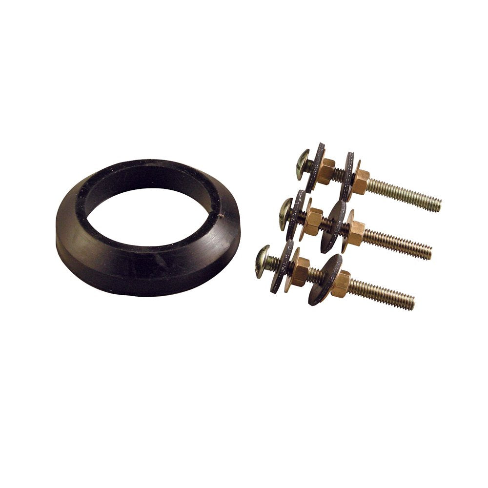 Danco Perfect Match, Inc 88913 Tank To Bowl Repair Kit, For Use With Mansfield Het Toilets, Galvanized Steel, White