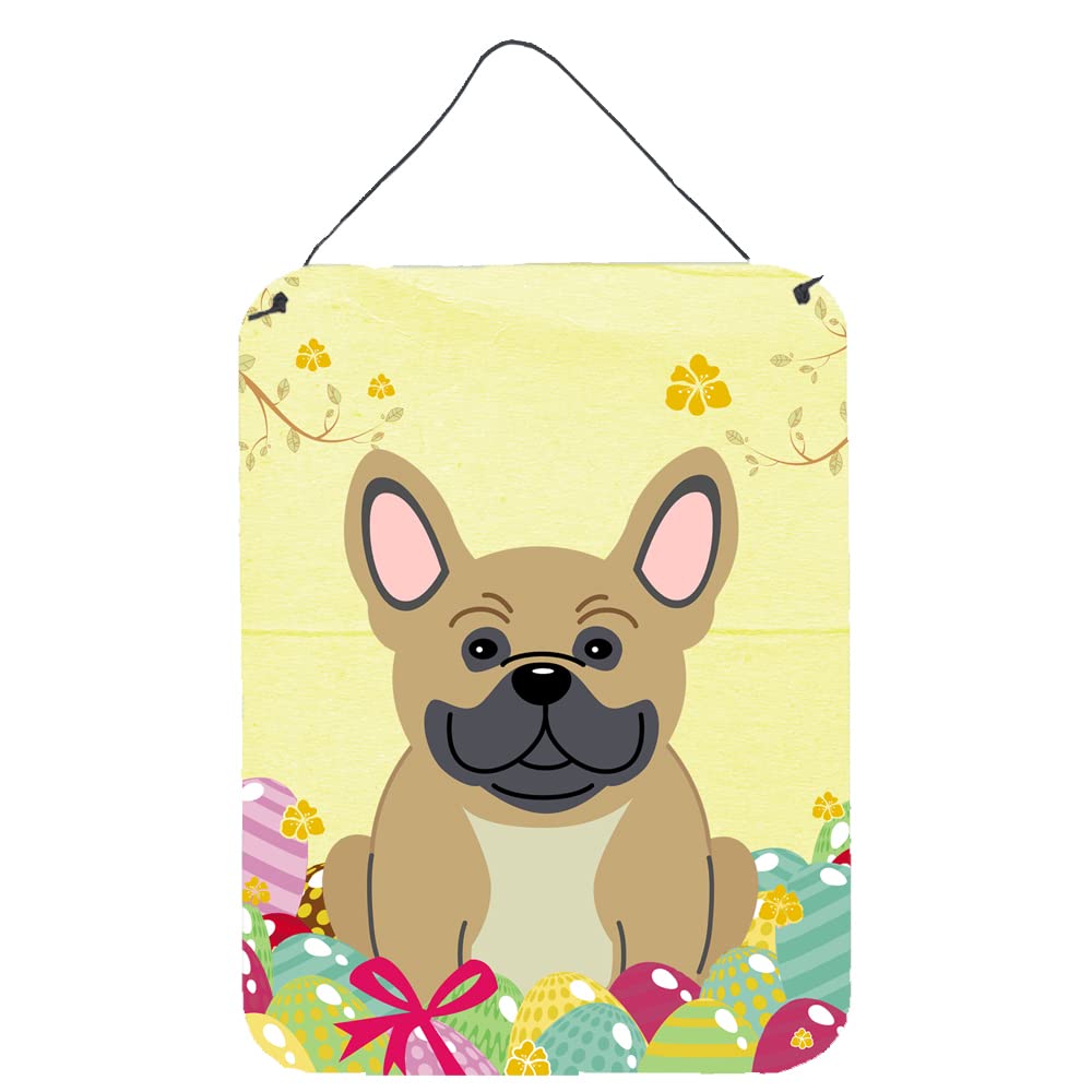Easter Eggs Design with Dog Wall or Door Hanging Prints