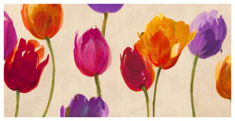 Tulips & Colors-Paper Art-62x32”