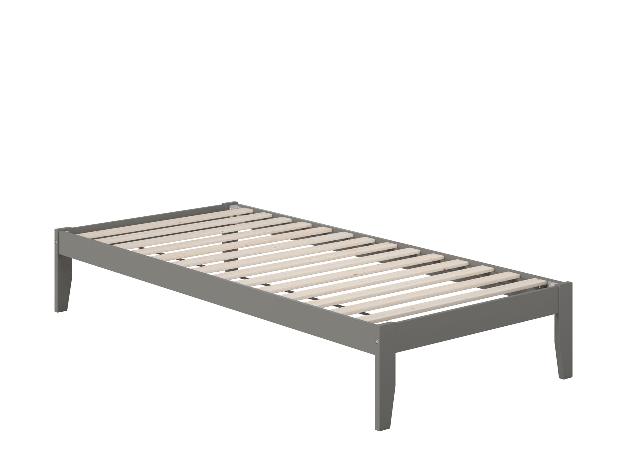 Colorado Twin Extra Long Bed with USB Turbo Charger in Grey