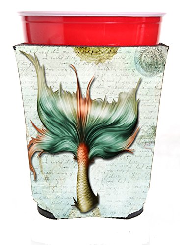 Mermaids And Mermen Mermaid Tail Red Solo Cup Beverage Insulator Hugger