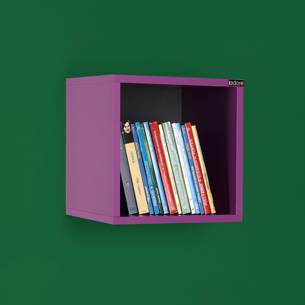 Asir Group 479ADR1749 Wall Shelf, Purple