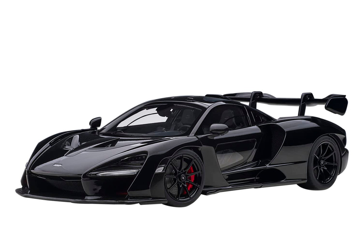 Autoart 1/18 Mclaren Senna, Stealth Cosmos/Black Model Car
