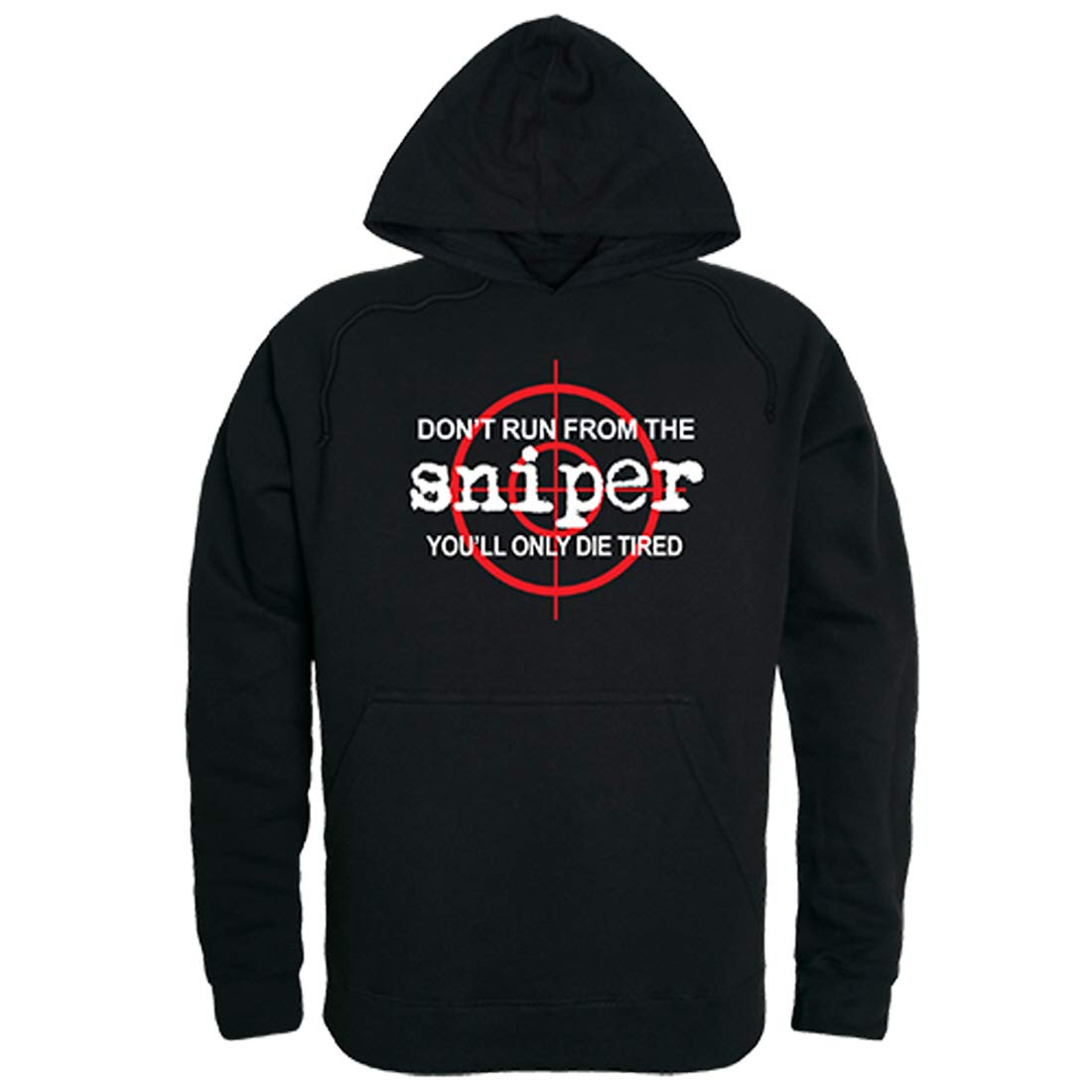 Graphic Pullover, Sniper, Black, XL