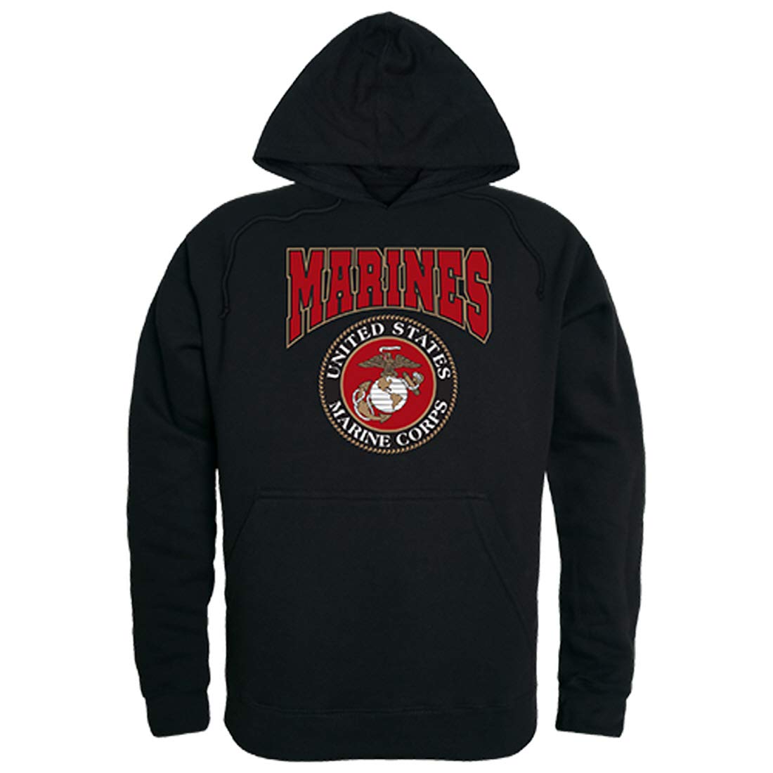Graphic Pullover, Marines, Black, S