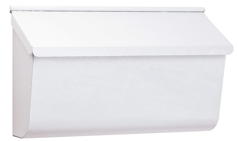 Mailbox Horz Woodlnds Wh (Pack Of 1)