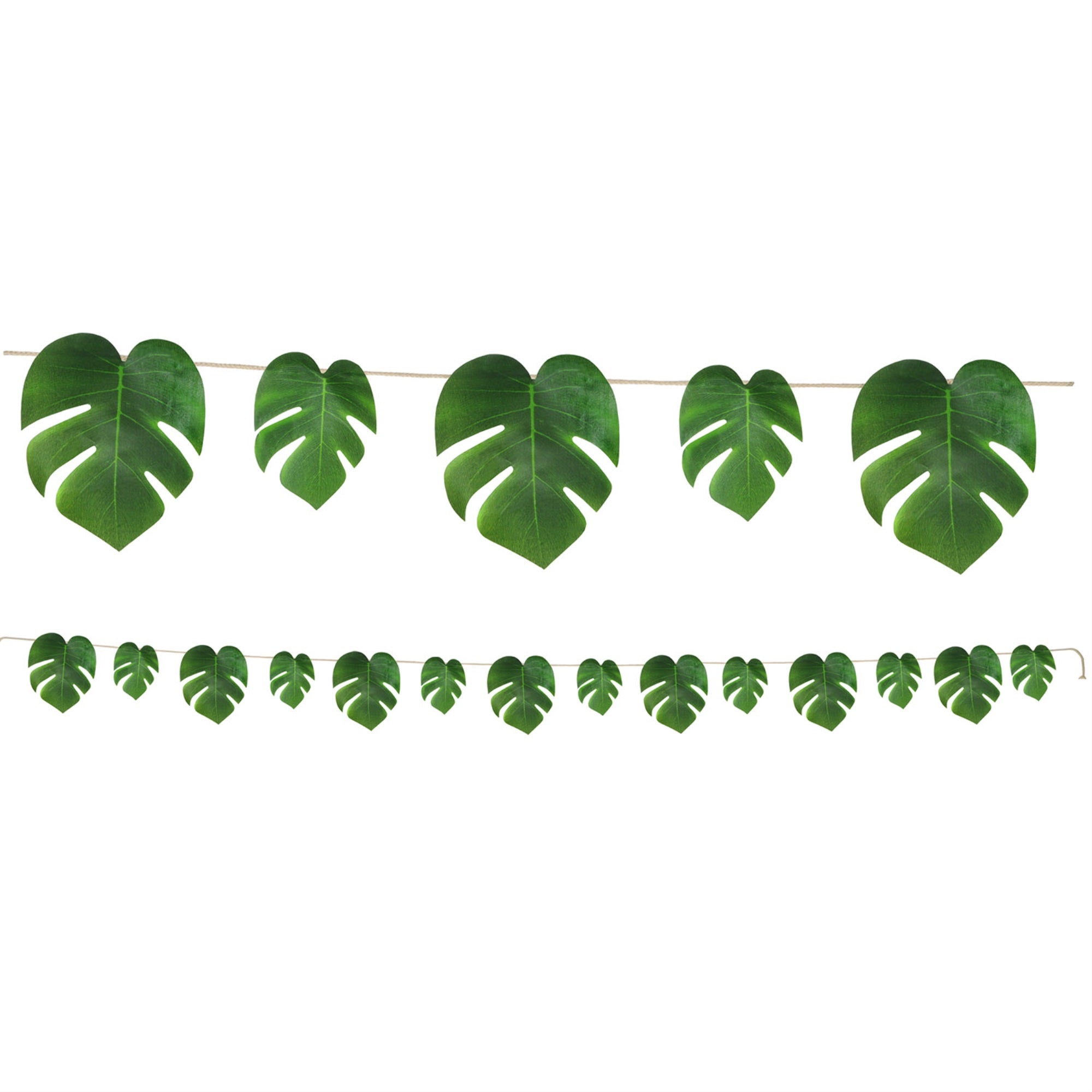 Fabric Tropical Palm Leaves Streamer, (Pack Of 12)