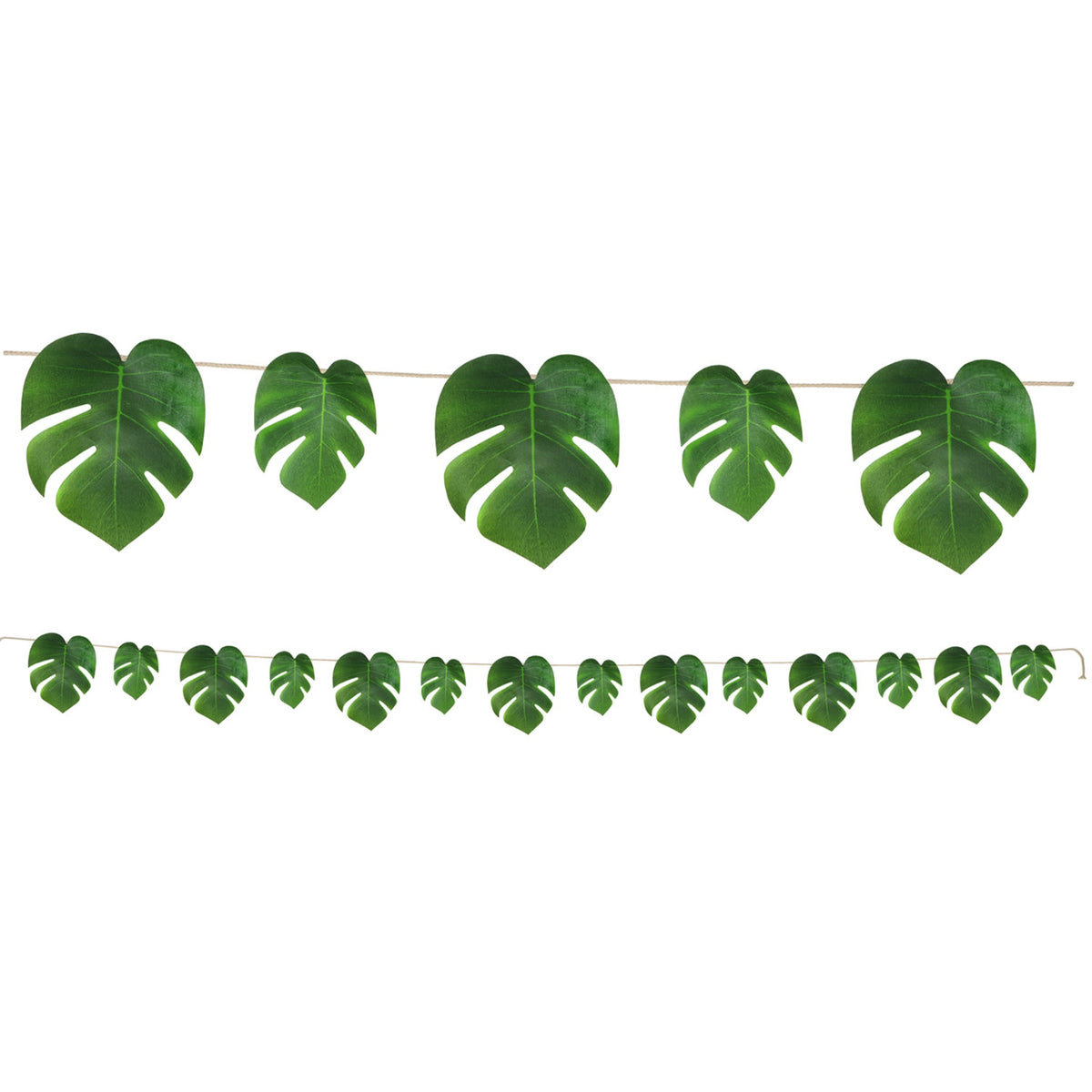 Fabric Tropical Palm Leaves Streamer, (Pack Of 12)