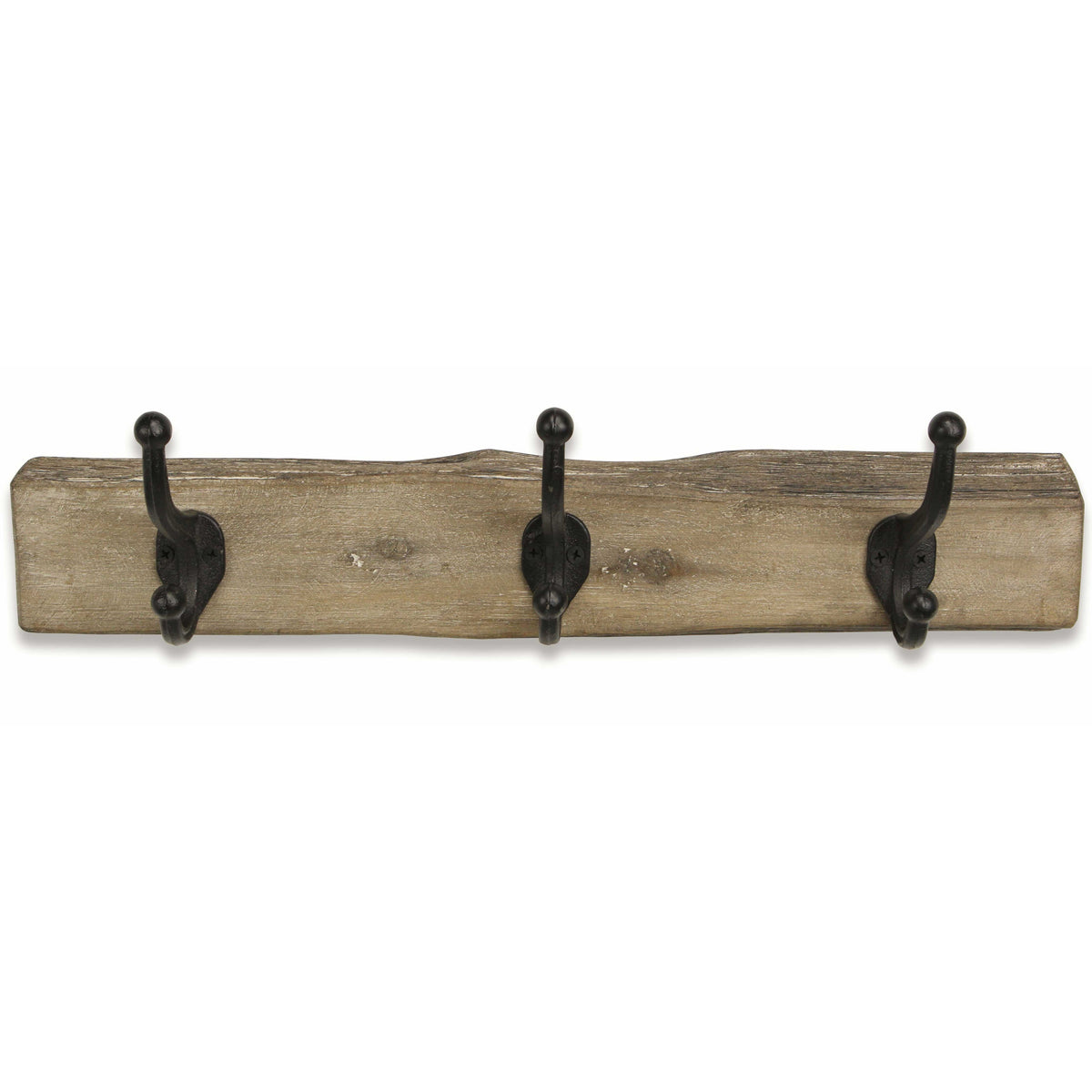 Gladys Rustic Wood 3 Hook Wall Organizer