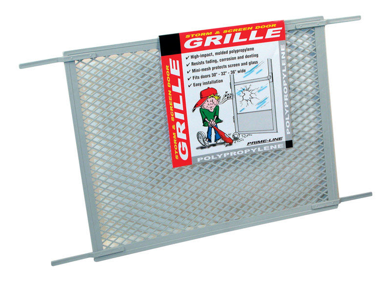 Storm Door Grille Gray (Pack Of 1)