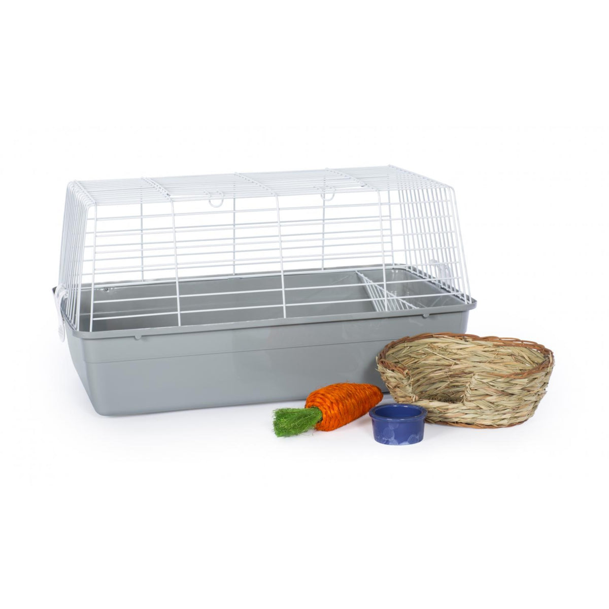 Bella Rabbit Cage Kit - Gray
