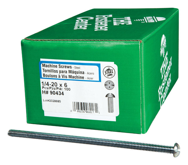 Scrw Mch Ch1/4-20X6Bx100 (Pack Of 1)