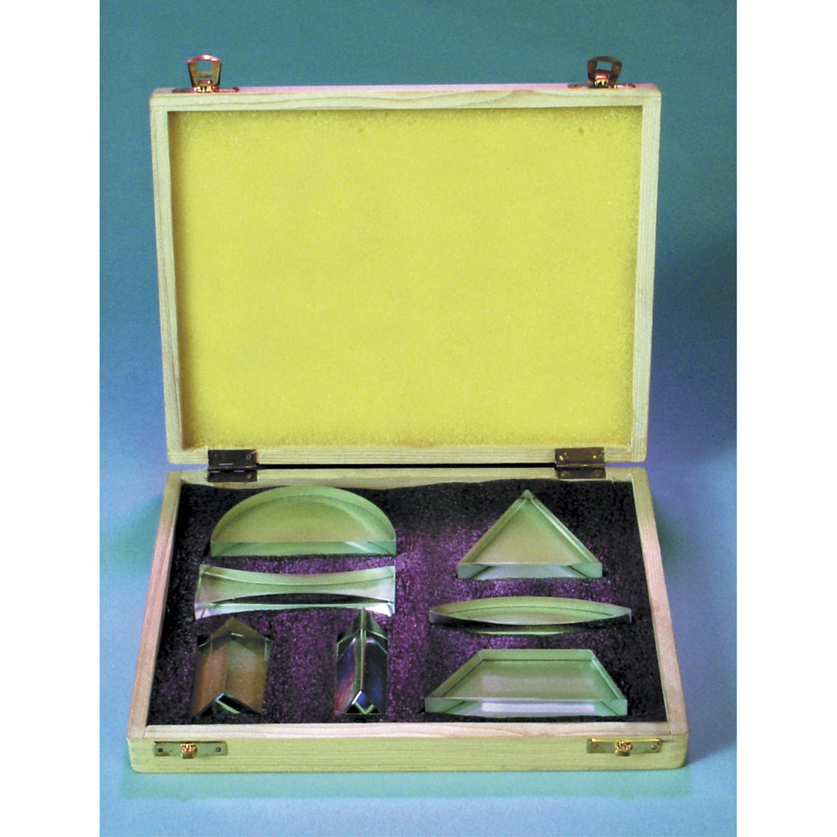 Frey Scientific Prism And Lens Set - Glass - Set Of 7