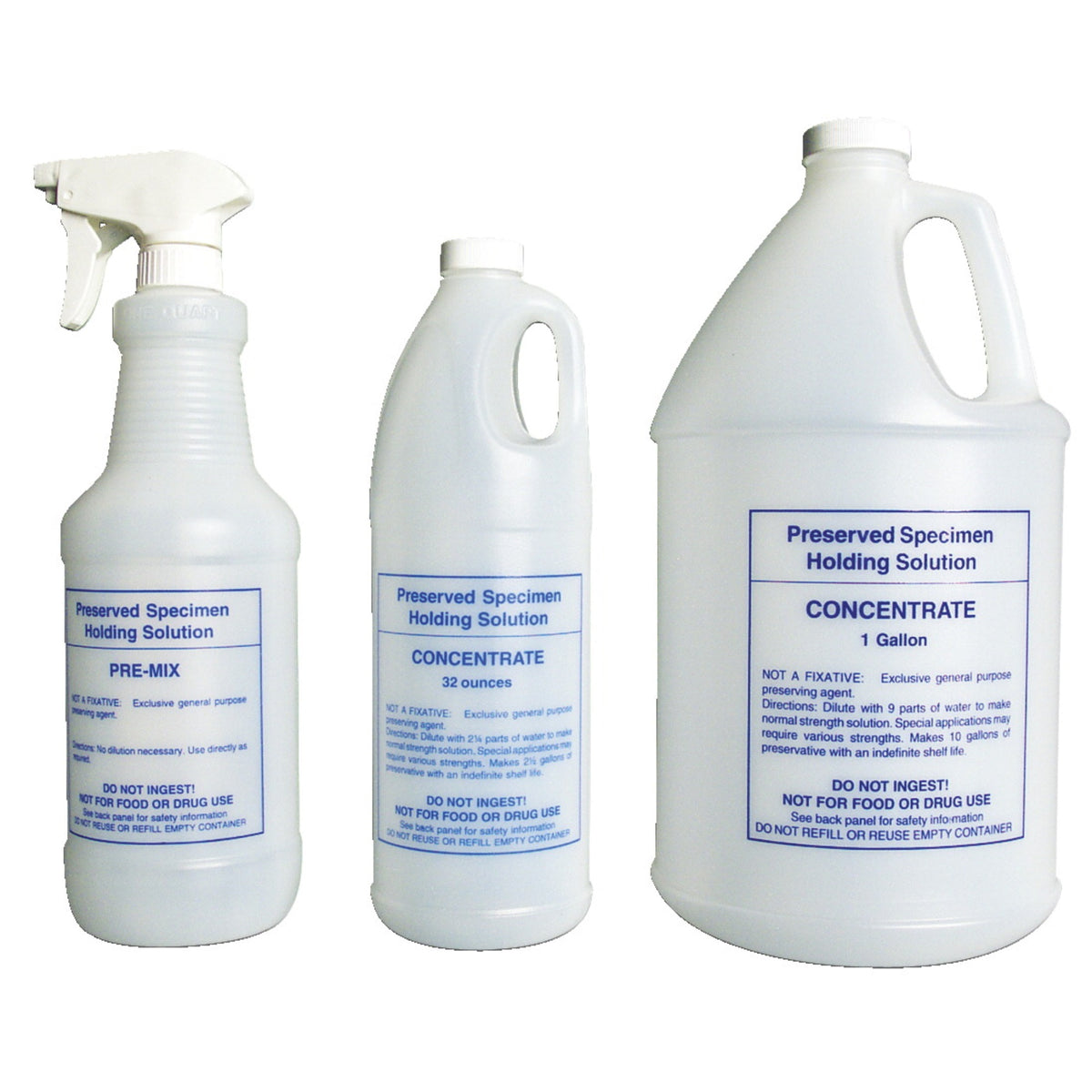 Frey Scientific Secure Specimen Holding Fluid Concentrate, 32 Ounces, Makes 2-1/2 Gallons