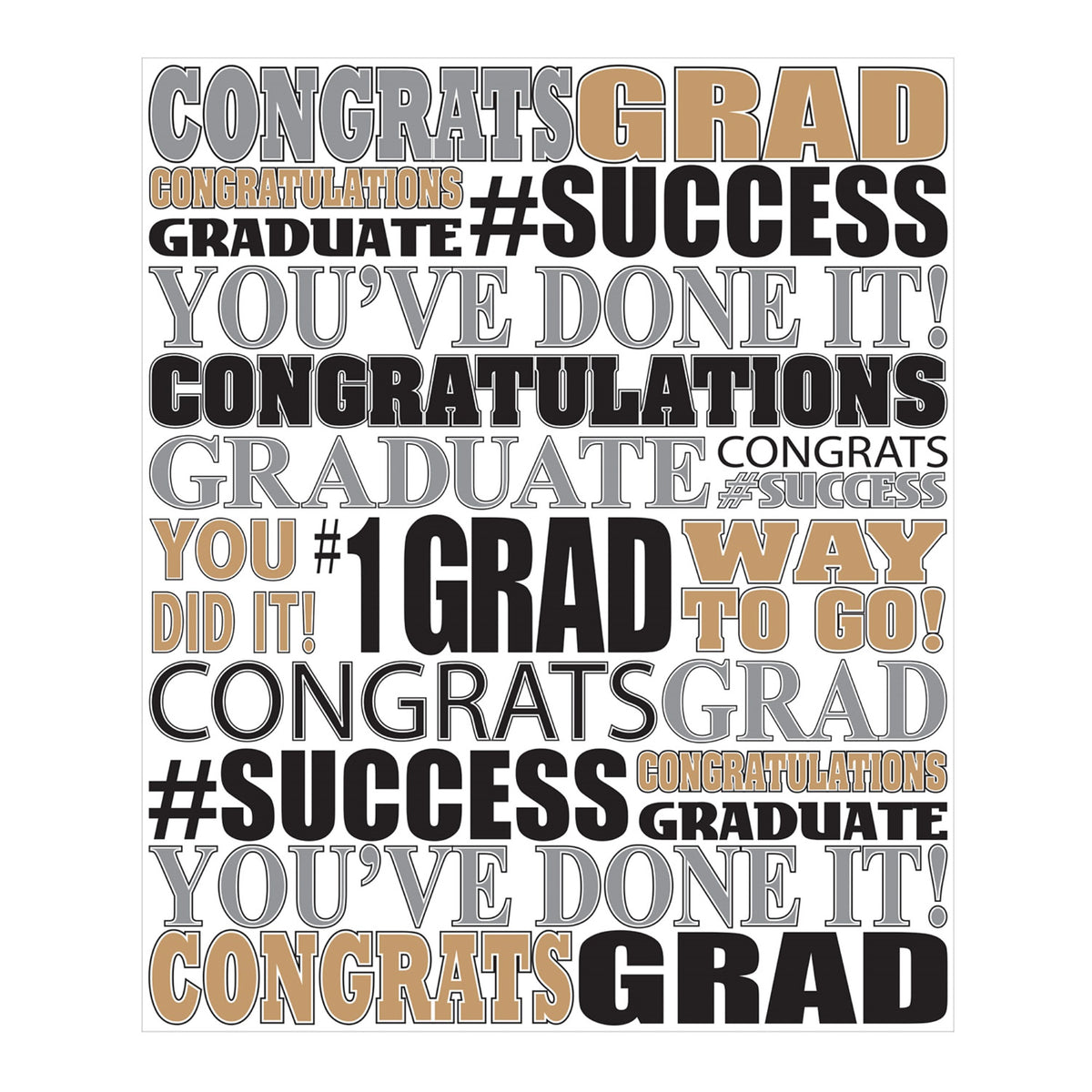 Graduation Insta-Mural Photo Op, (Pack Of 6)