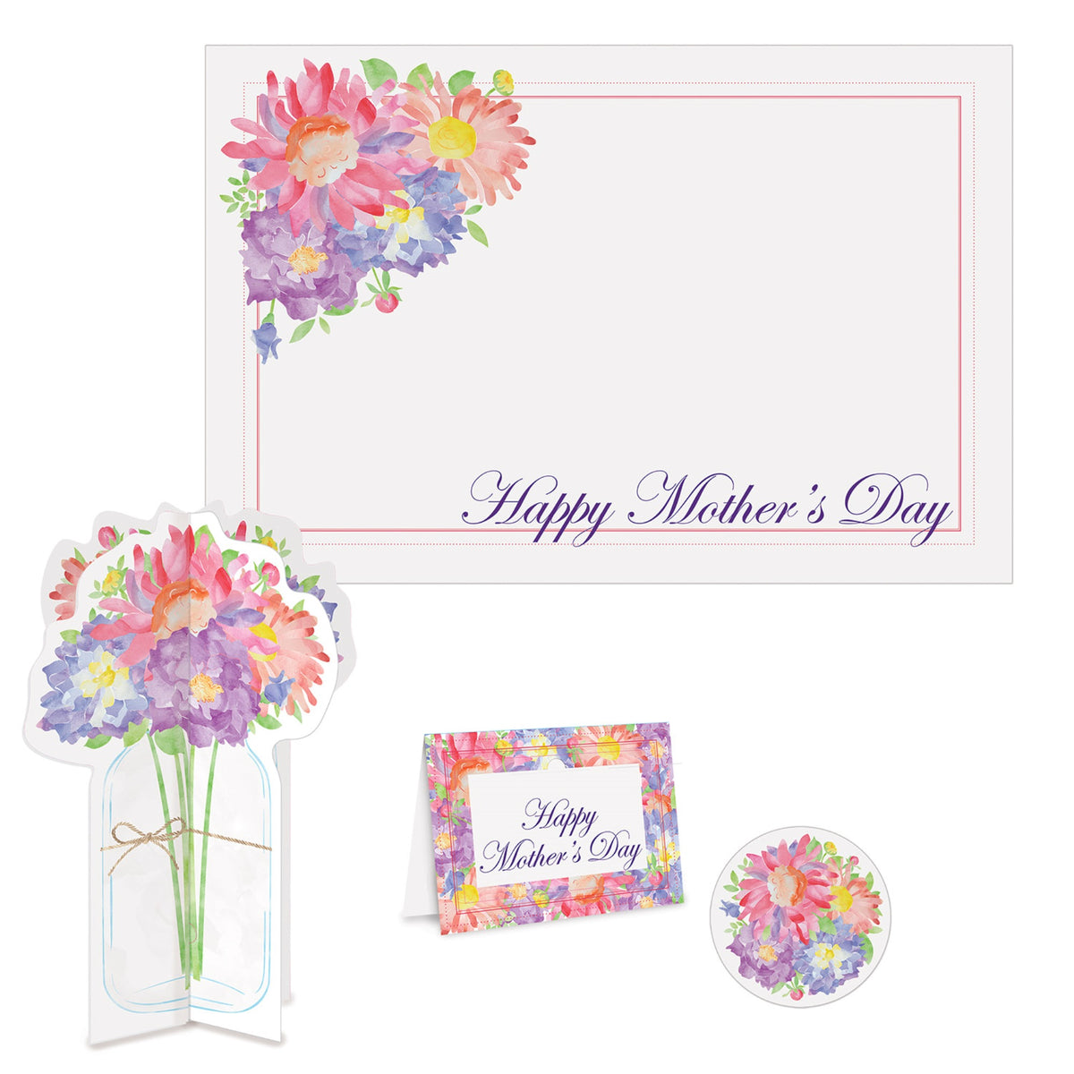 Mothers Day Place Setting Kit, (Pack Of 6)