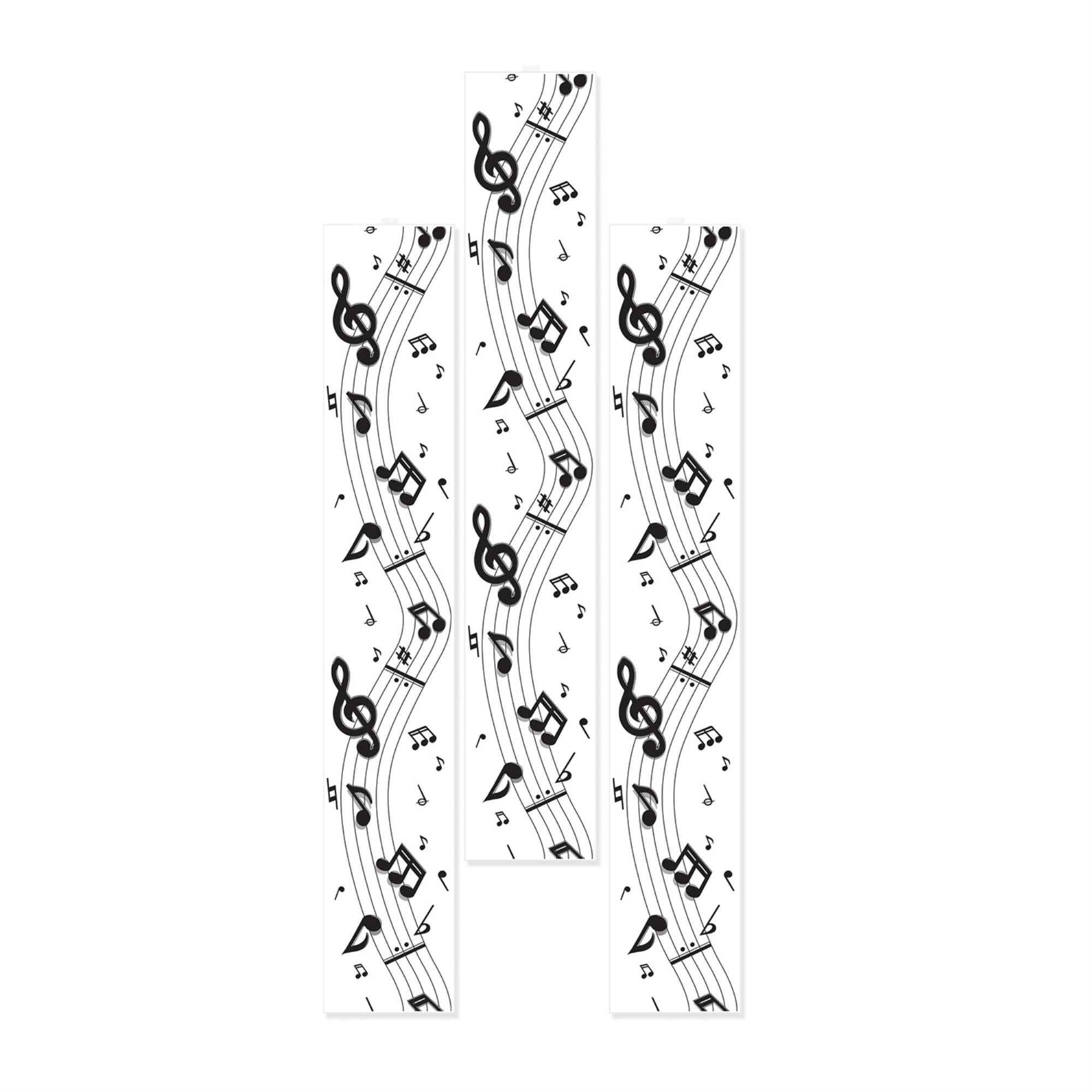 Musical Notes Party Panels, (Pack Of 12)