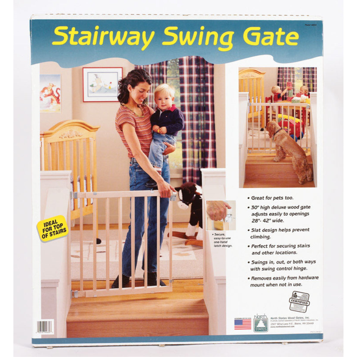 Stairway Gate28-42X30H (Pack Of 1)