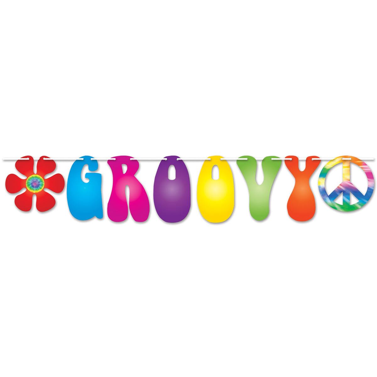 Groovy Streamer, (Pack Of 12)