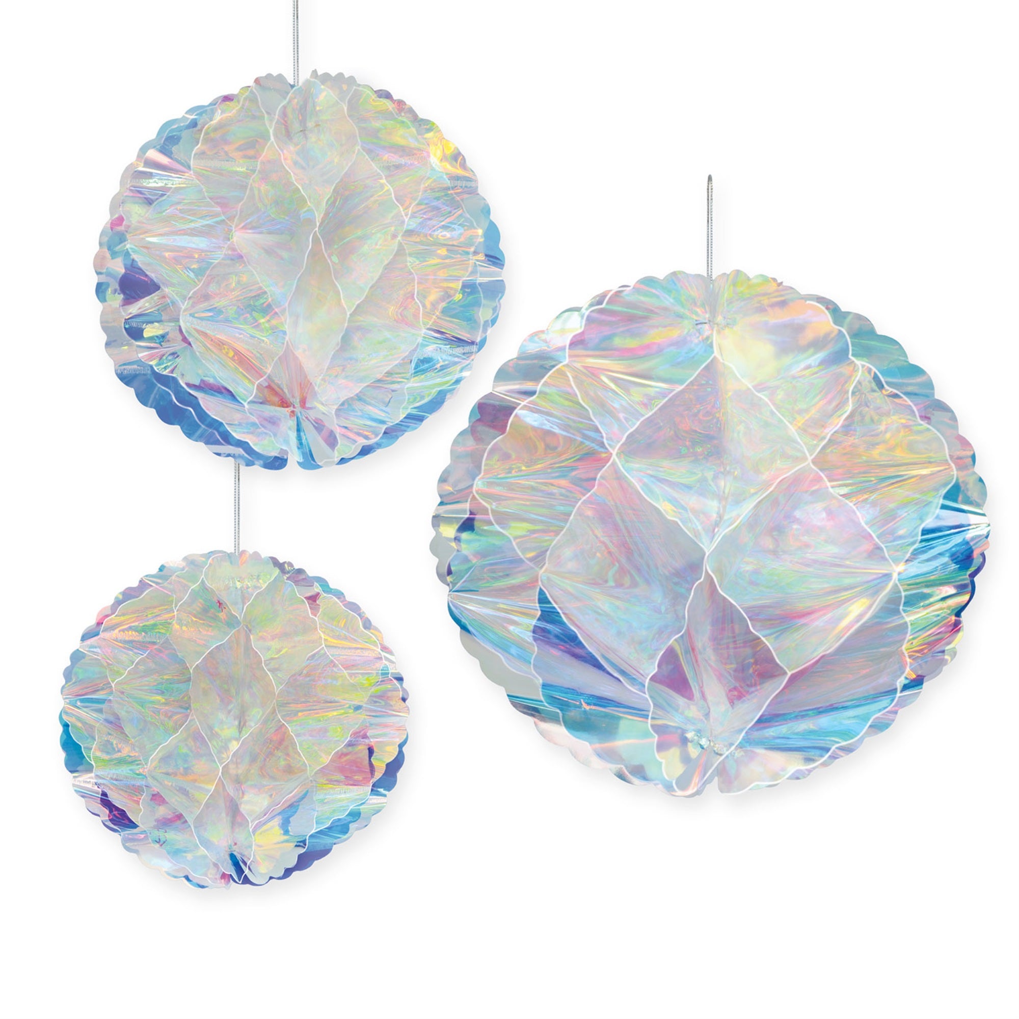 Iridescent Honeycomb Balls, (Pack Of 6)