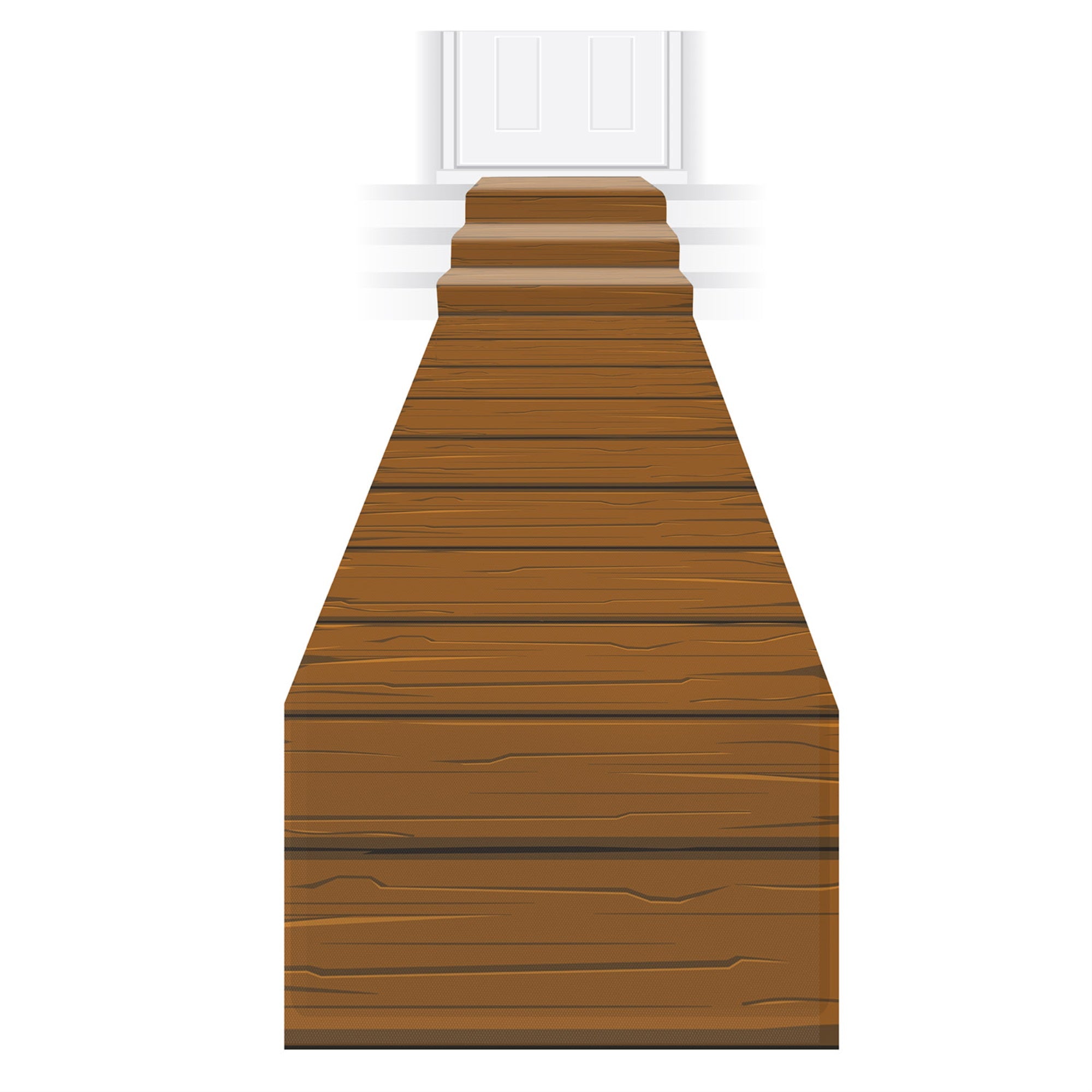 Wooden Plank Runner, (Pack Of 6)