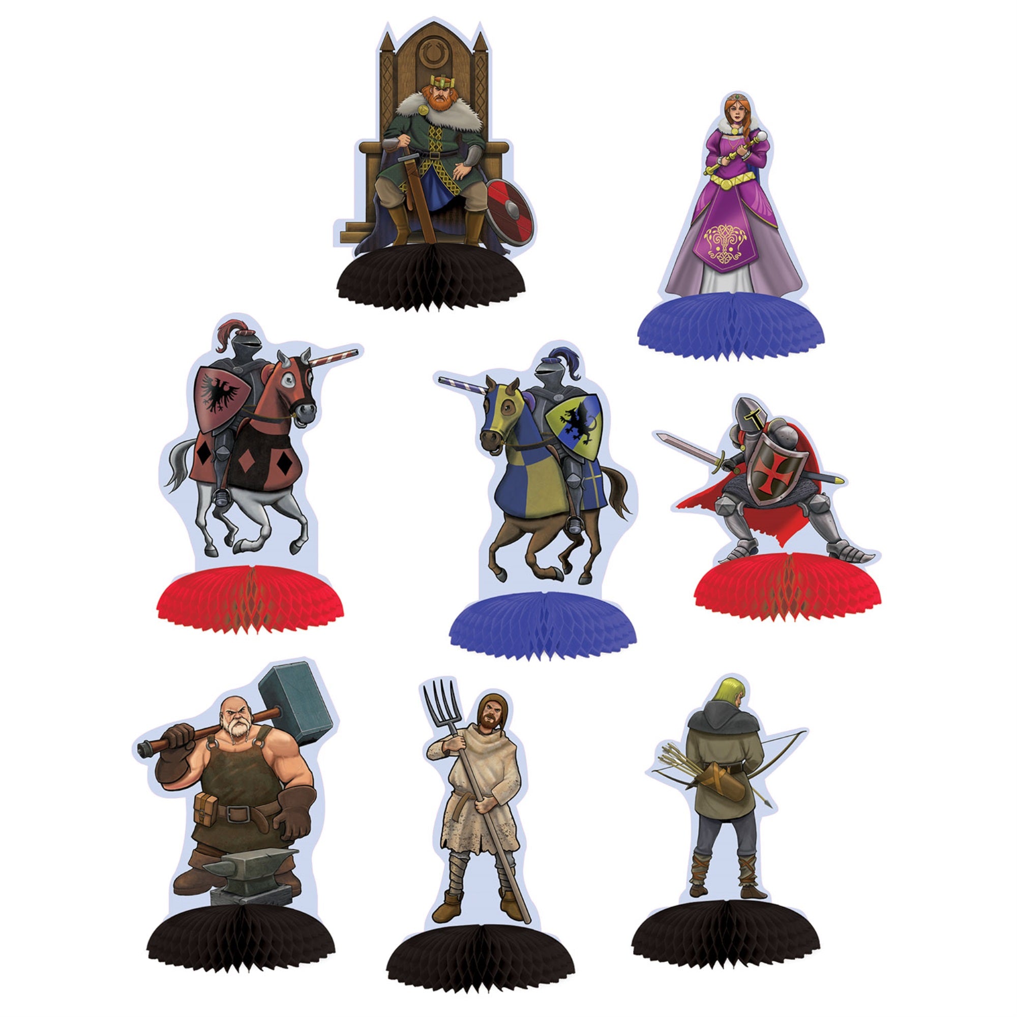 Medieval Mini Centerpieces, (Pack Of 12)