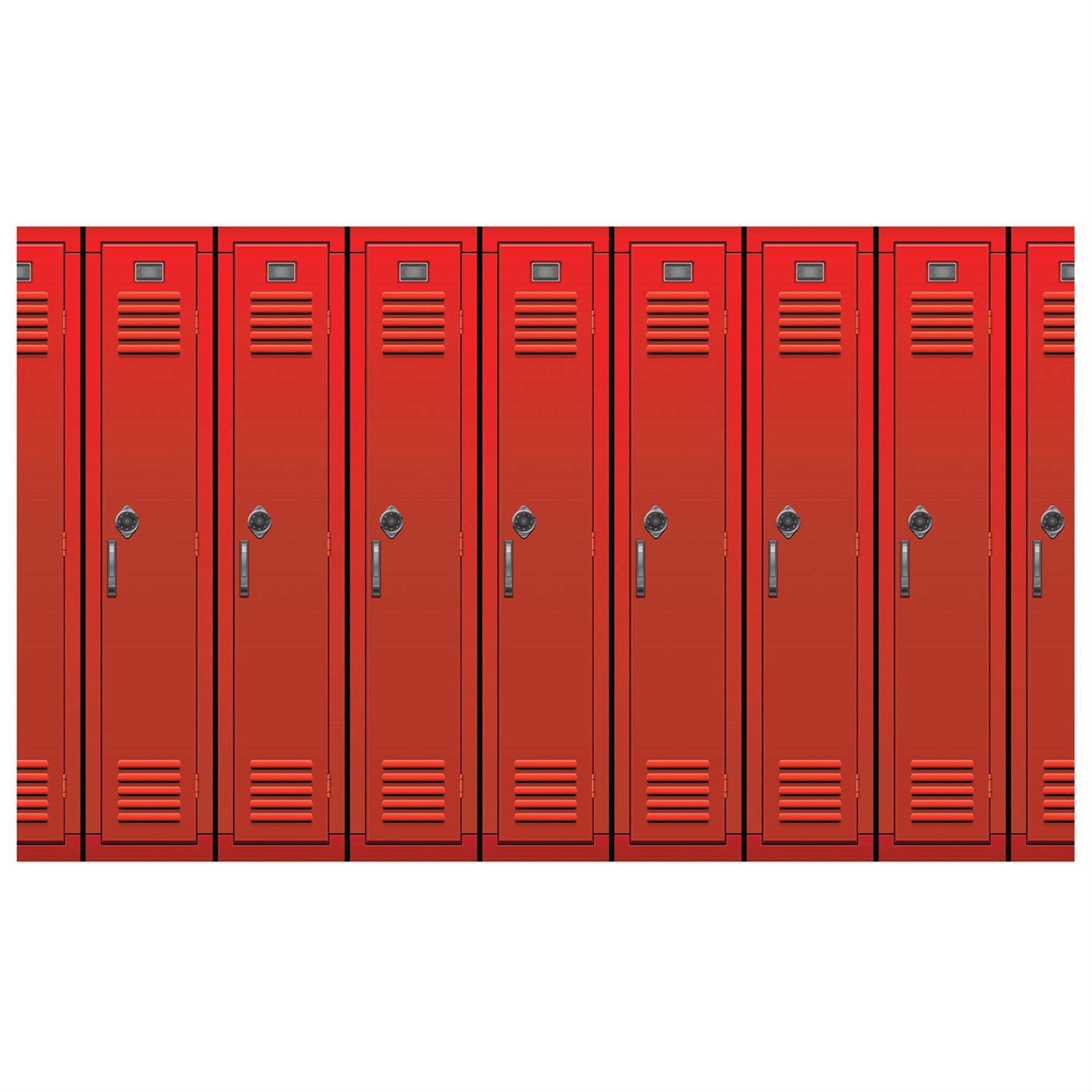 Lockers Backdrop, (Pack Of 6)