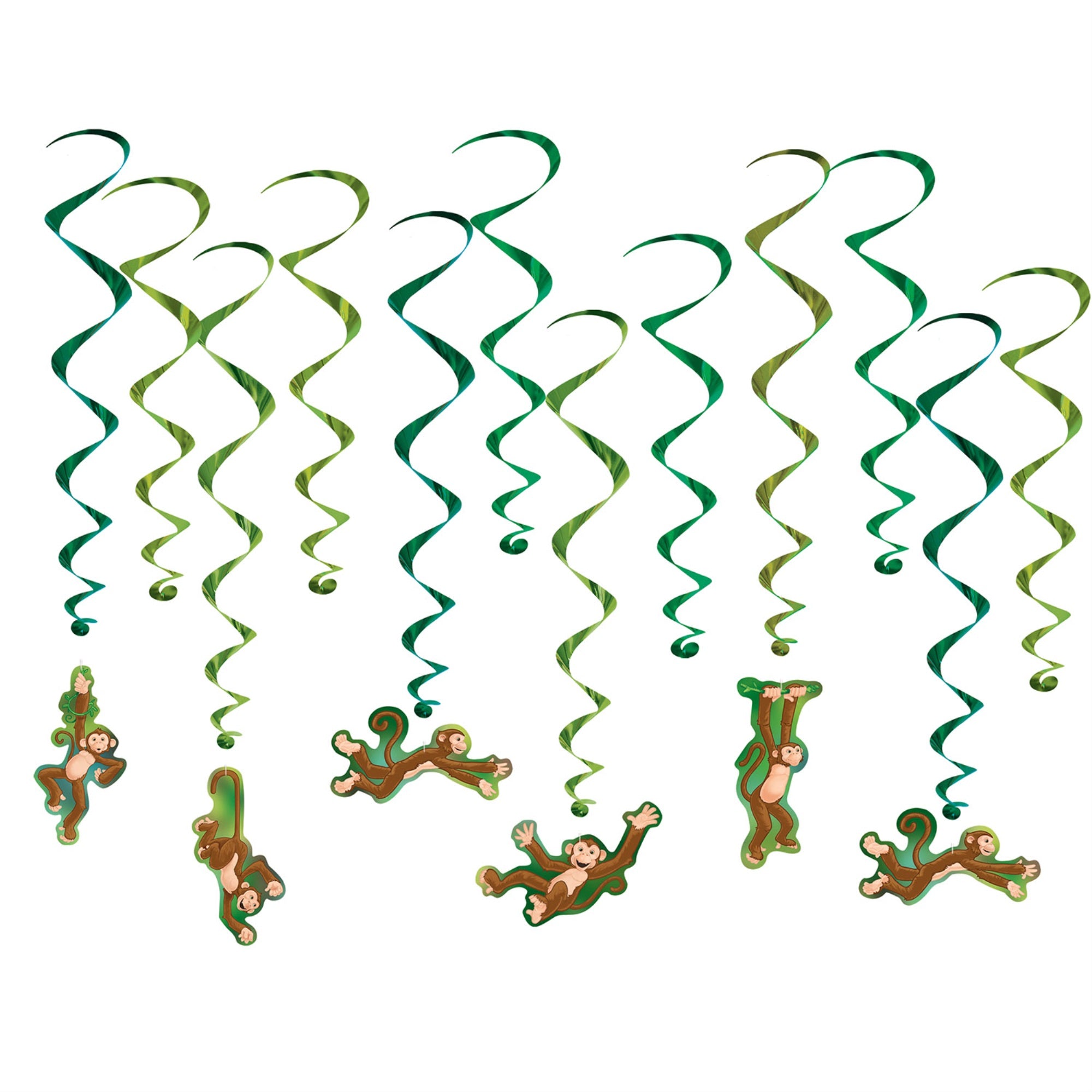 Monkey Whirls, (Pack Of 6)