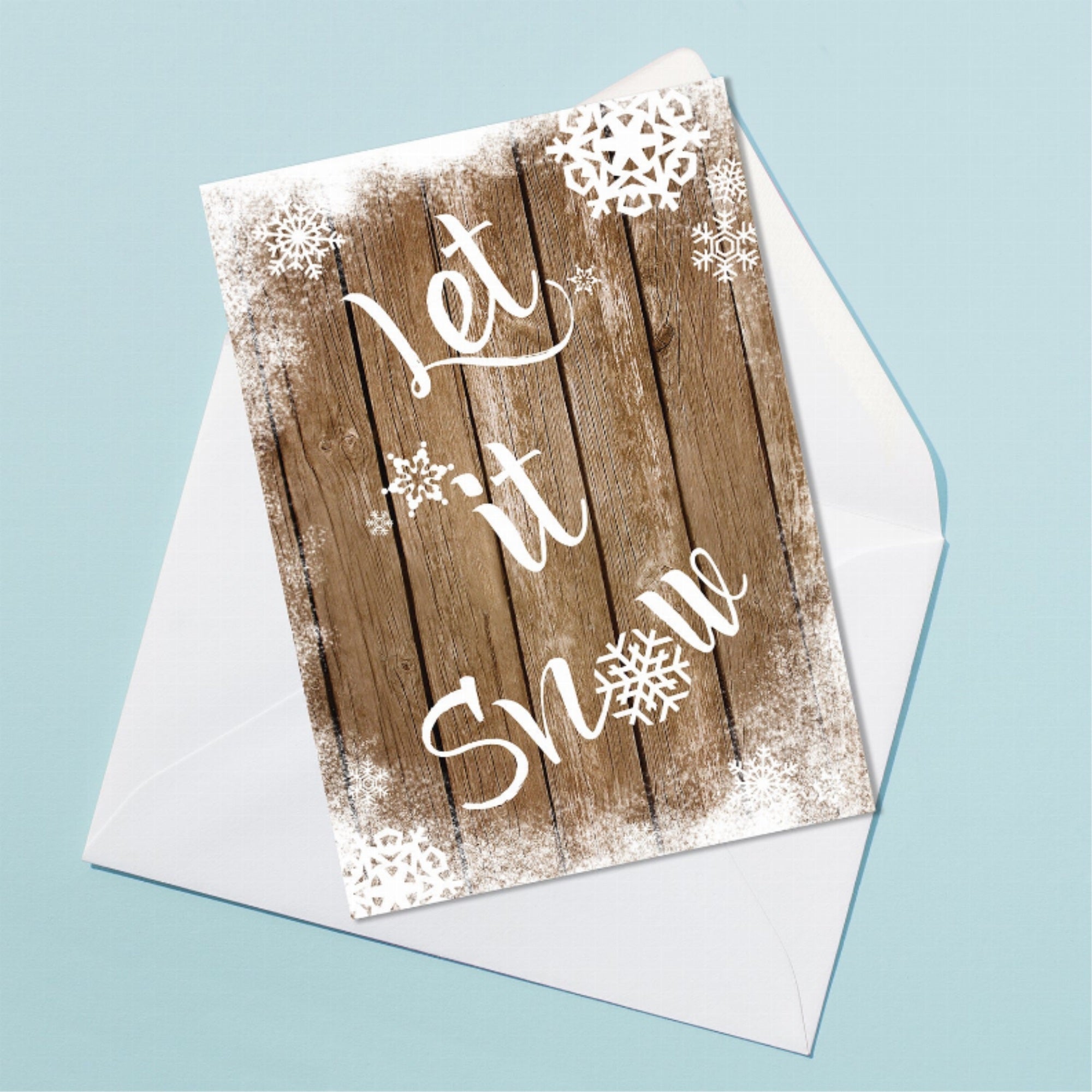 Let It Snow Christmas Card