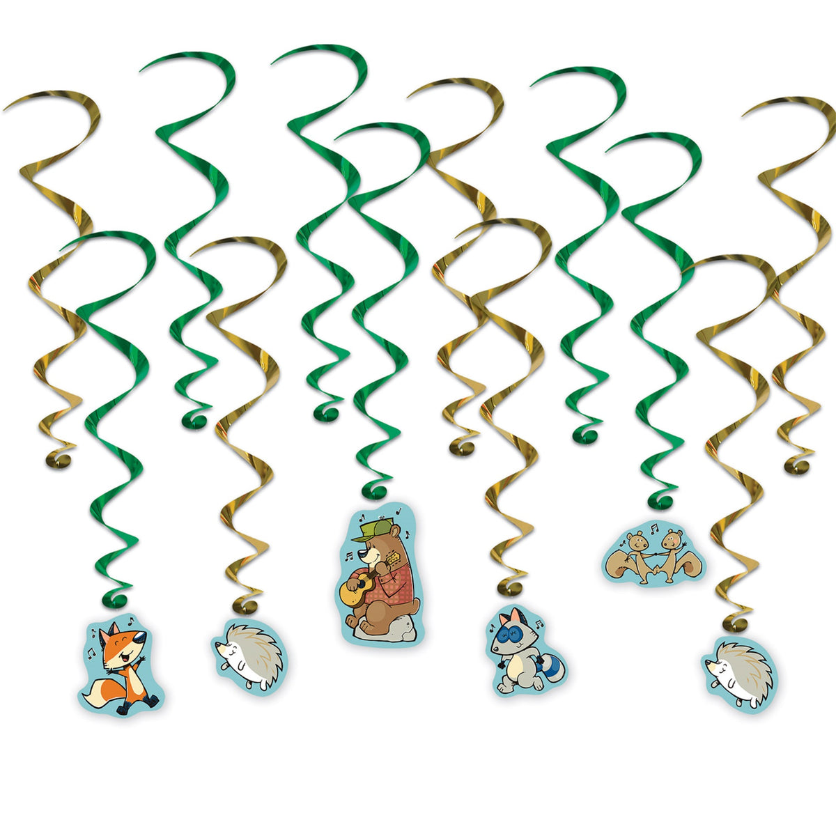 Woodland Friends Whirls, (Pack Of 6)