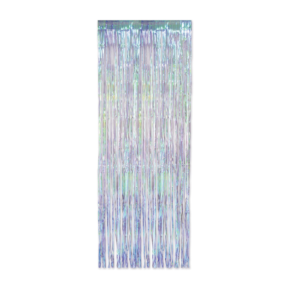 1-Ply Iridescent Fringe Curtain, (Pack Of 6)
