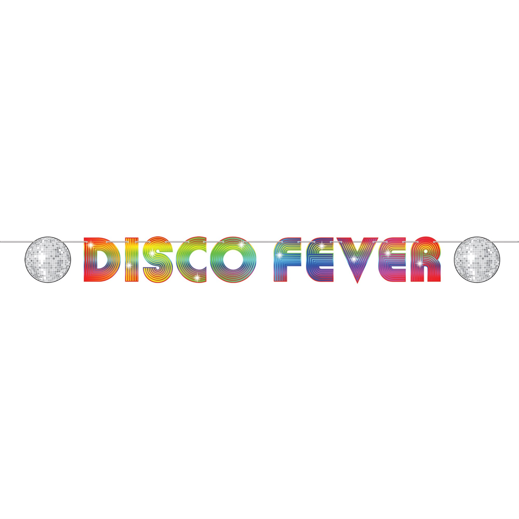 70S Disco Fever Streamer, (Pack Of 12)