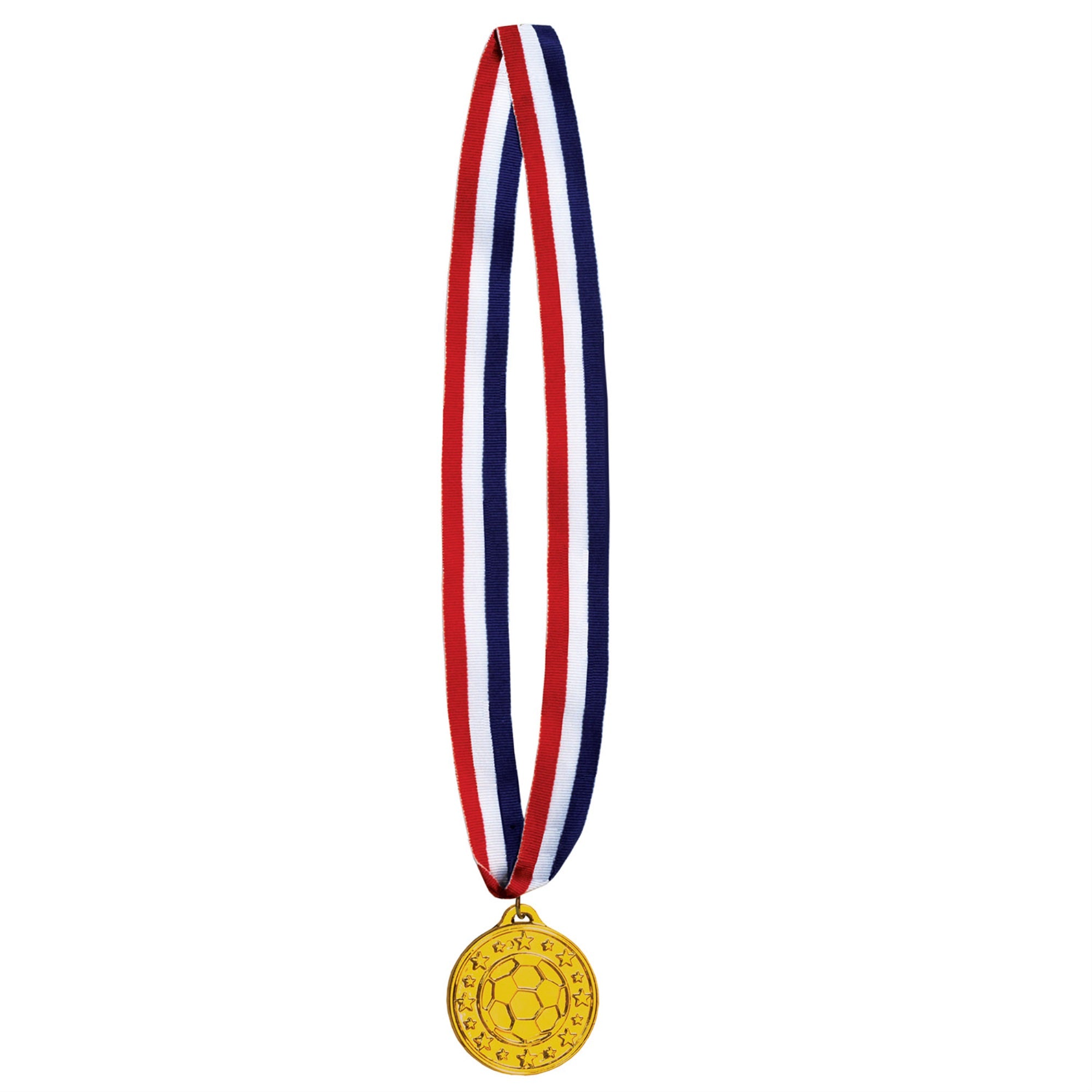 Soccer Medal W/Ribbon, (Pack Of 12)