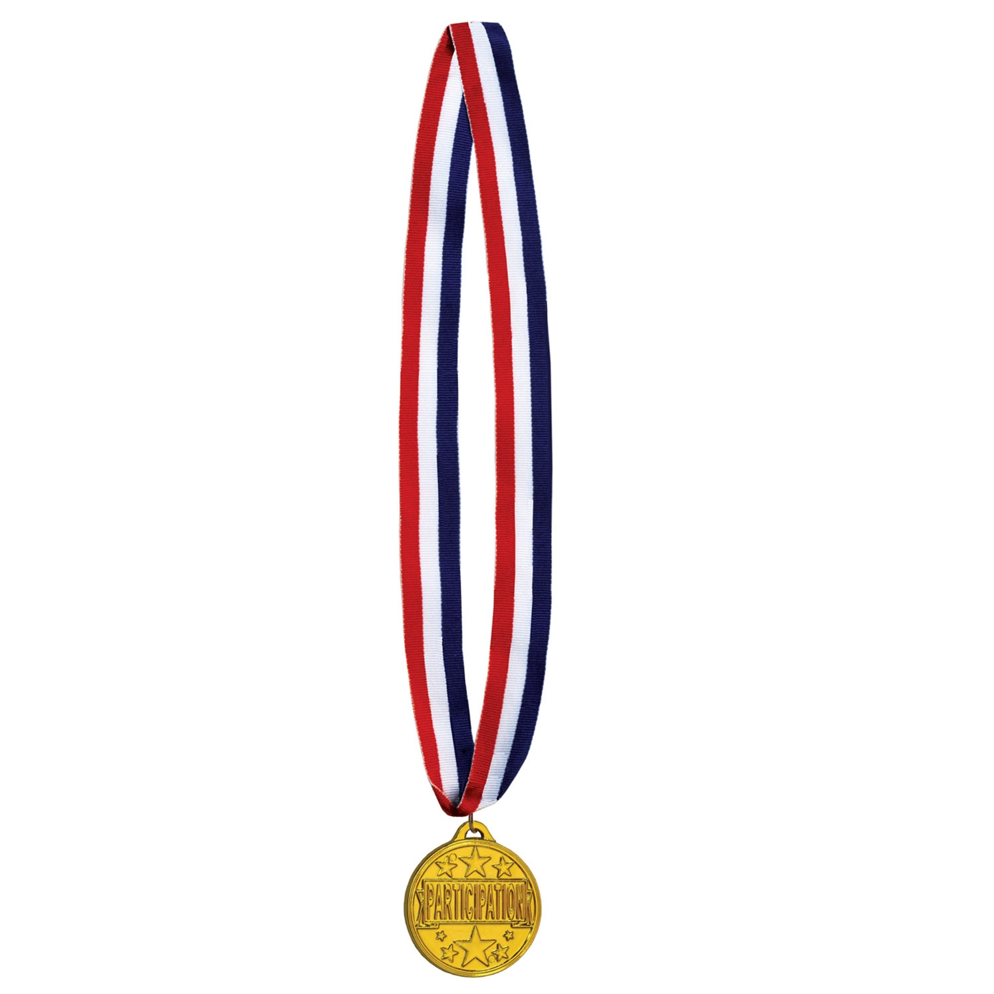 Participation Medal W/Ribbon, (Pack Of 12)